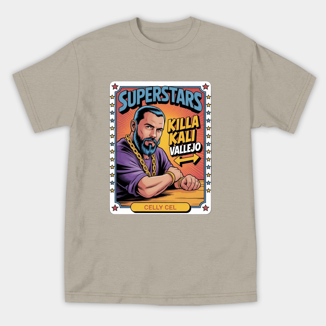 Bubble Gum Card SUPERSTARS Celly Cel Women's Athletic Performance T-Shirt