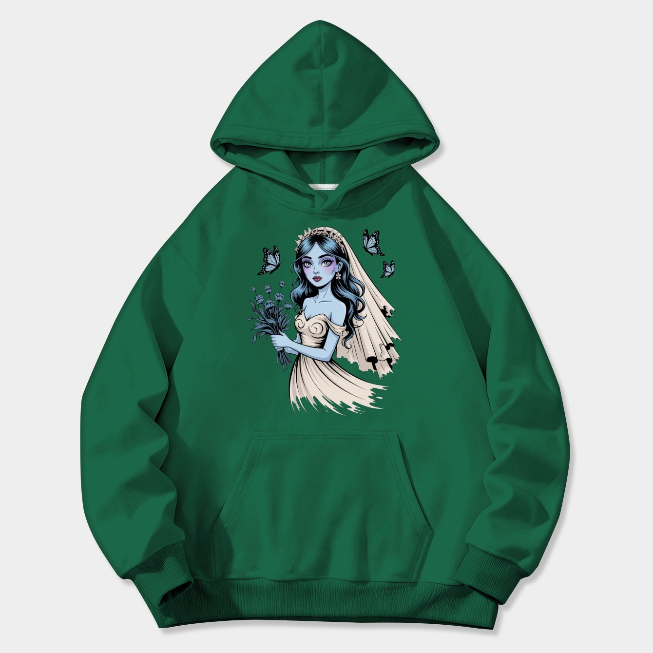 Bbw corpse bride Women's Plus Size Hoodie