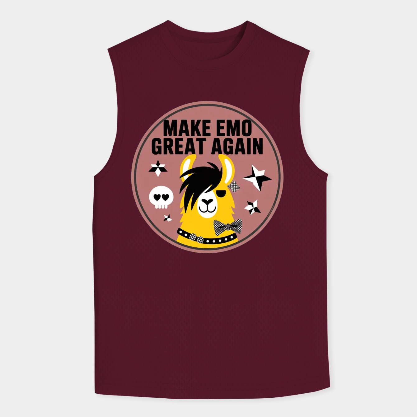 Make Emo Great Again Badge Men's Tank Top