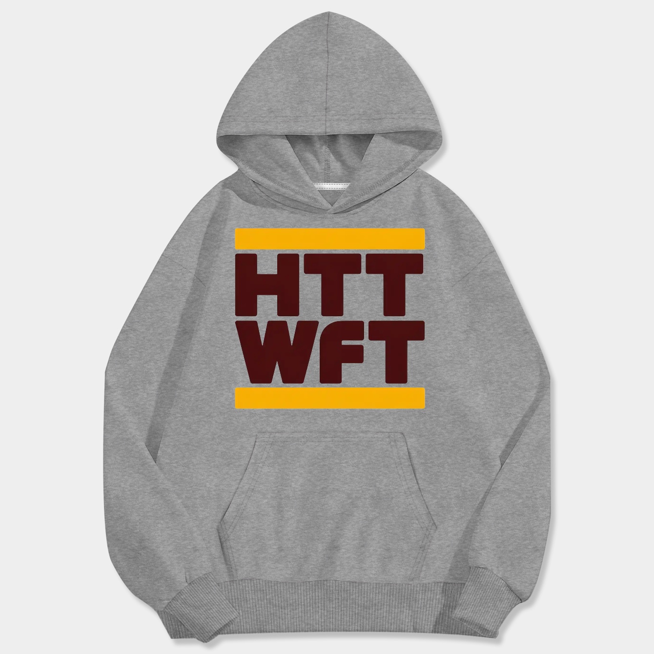 Run HTTWFT White Men's Big & Tall Hoodie