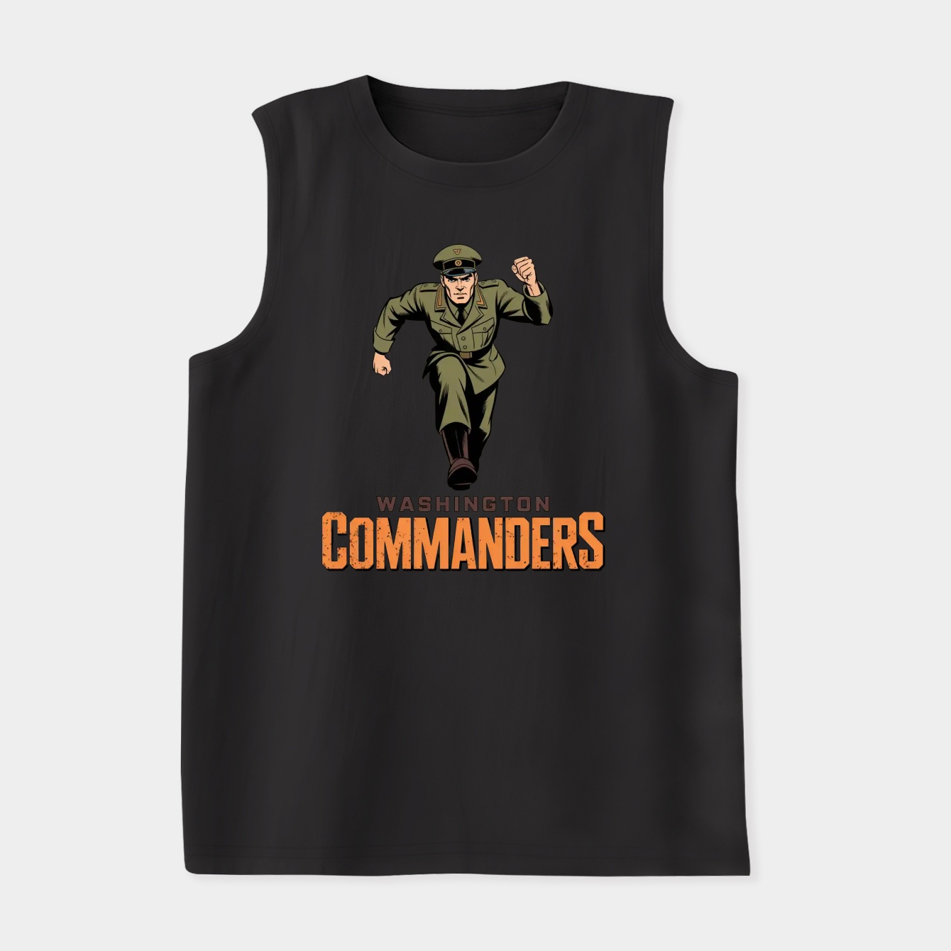 Commanders Retro Comic Book Style Logo 2 Women's Soft Tank Top
