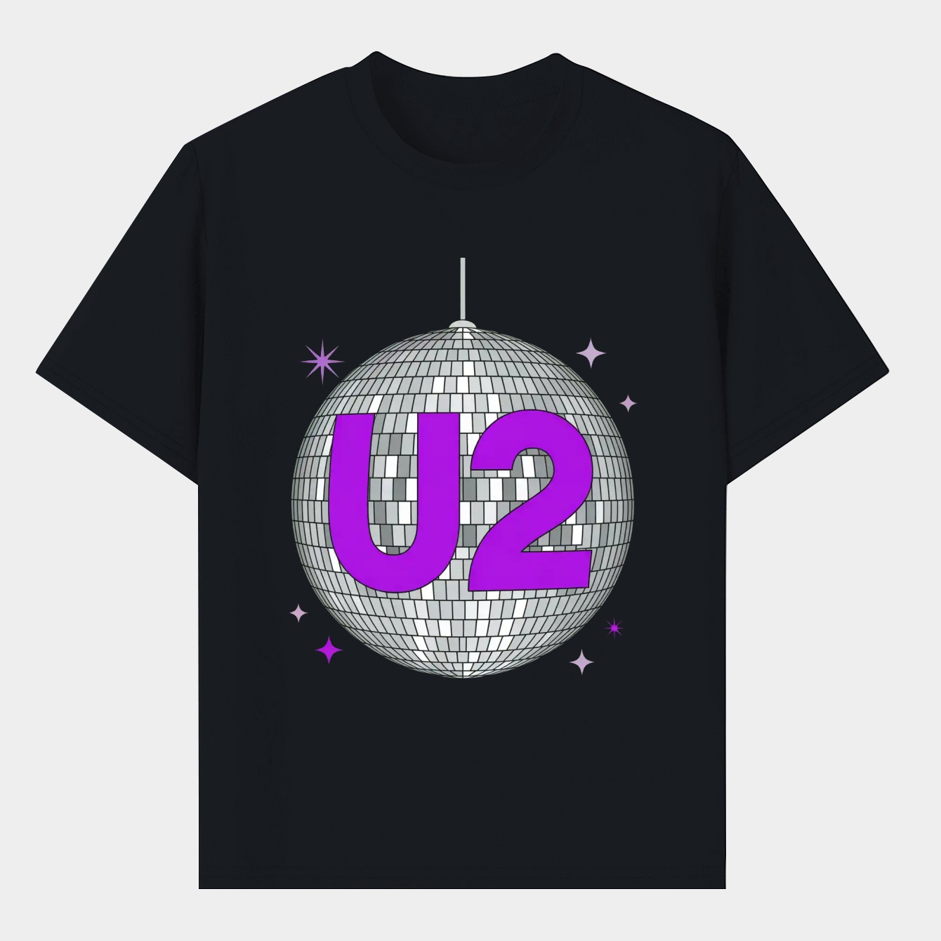 U2 Disco Ball Ultraviolet Men's T-Shirt