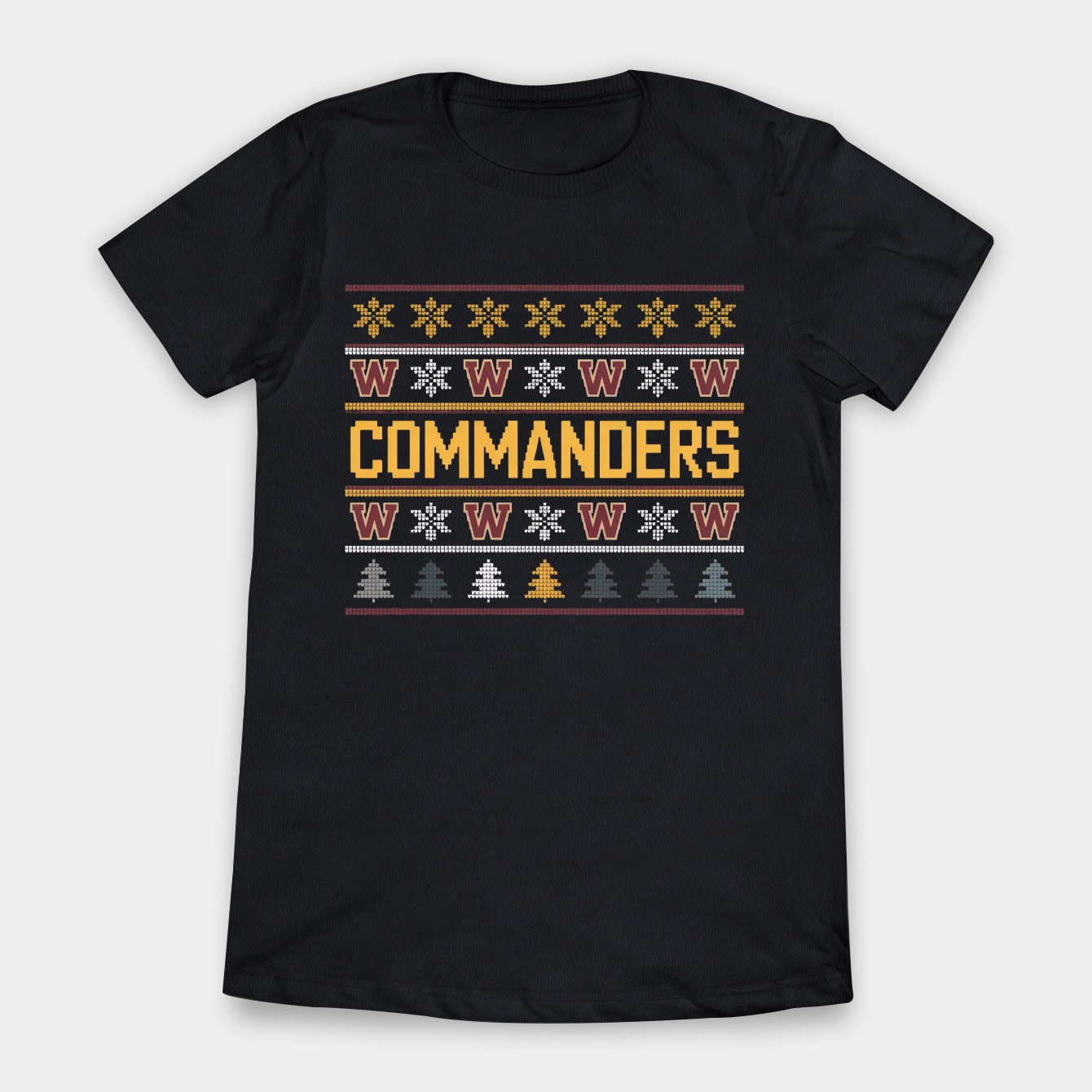 Washington Commanders Christmas Women's T-Shirt