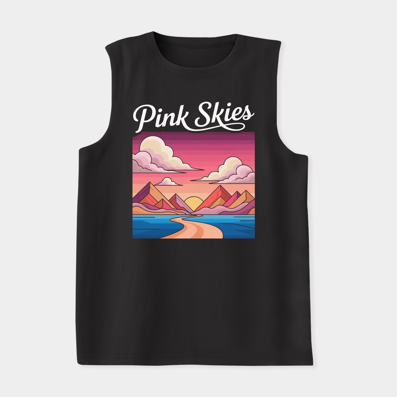 Pink Sky Art Deco