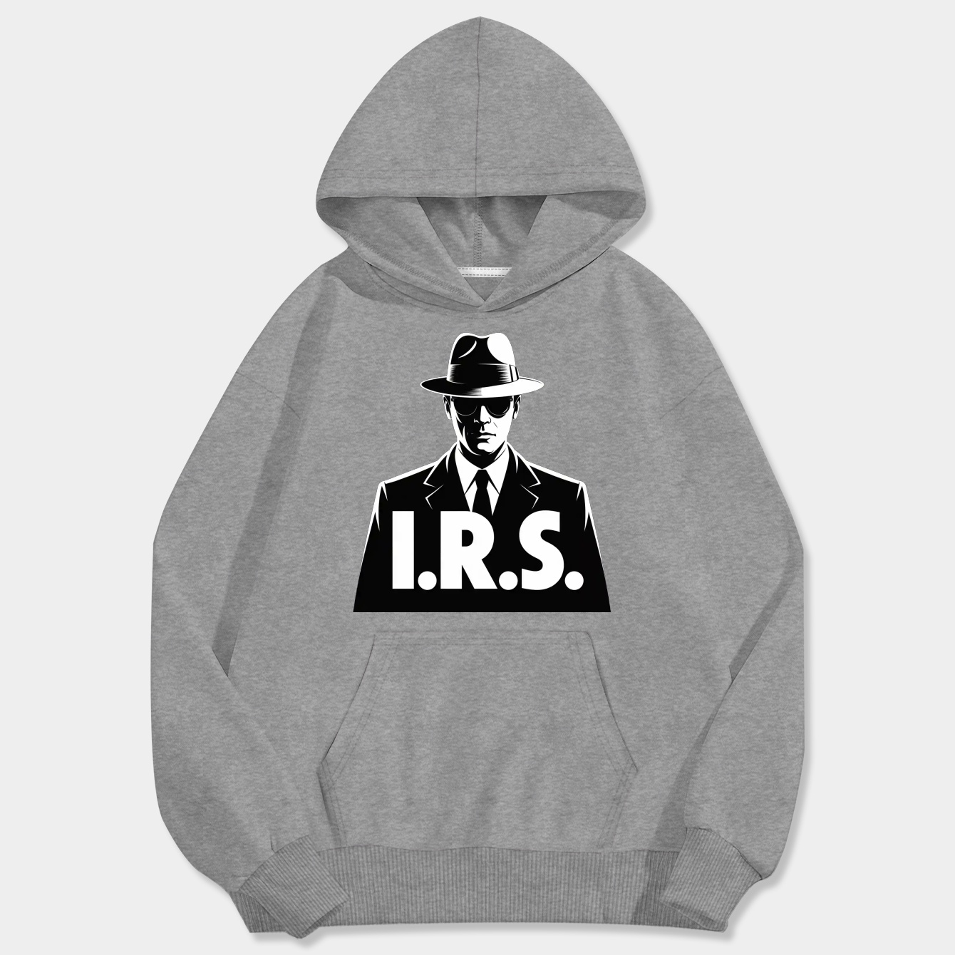 IRS Record Label Men's Big & Tall Hoodie