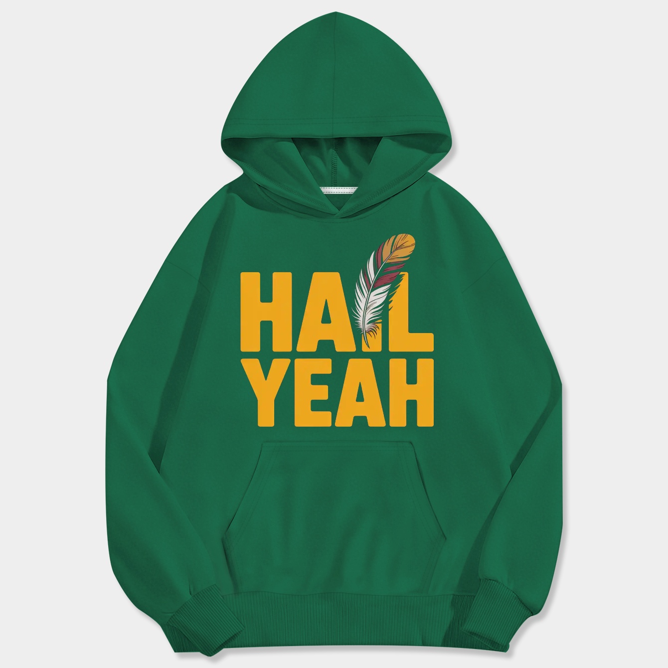 Hail Yeah Bold Statement Men's Big & Tall Hoodie