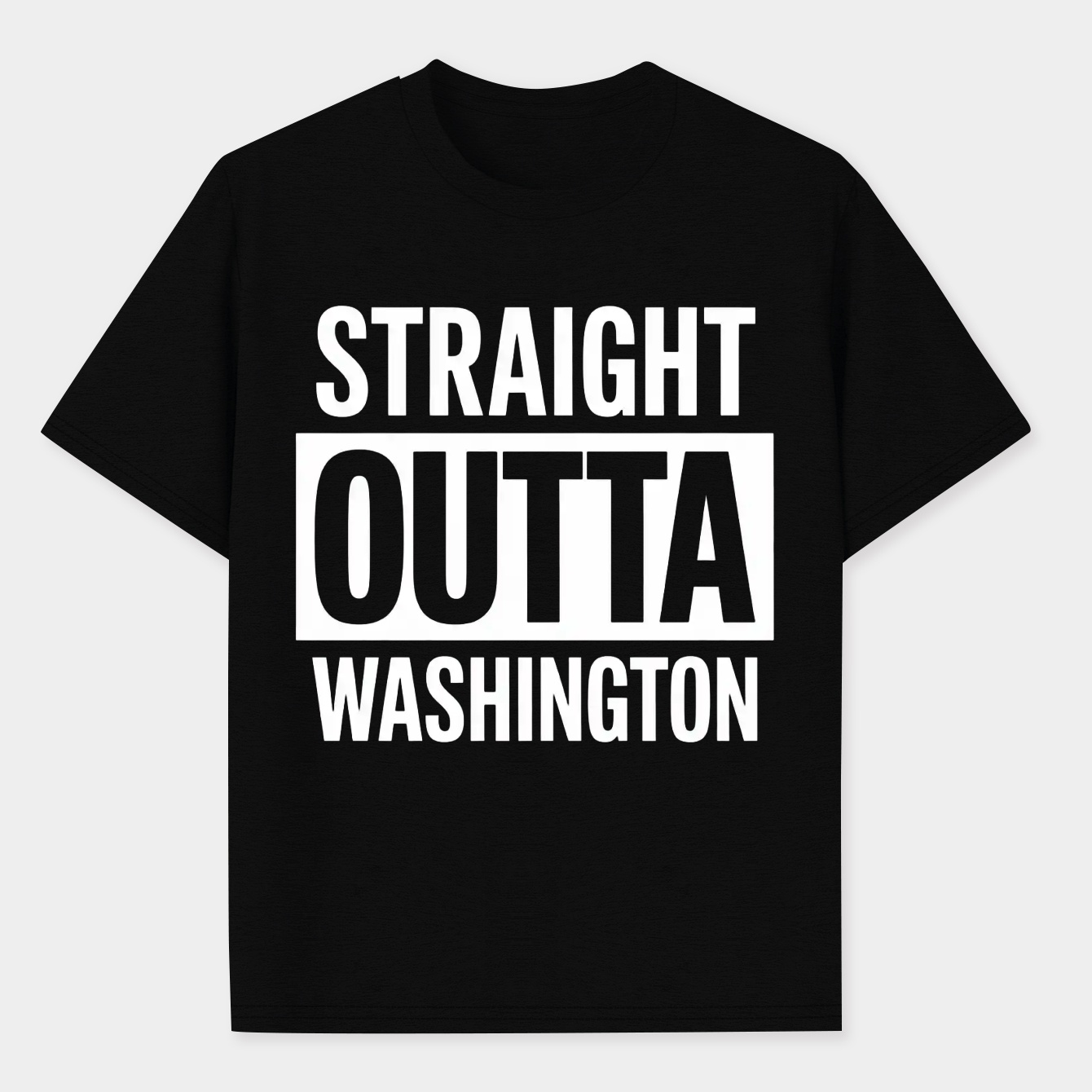 Straight Outta Washington Men's Performance Athletic T-Shirt