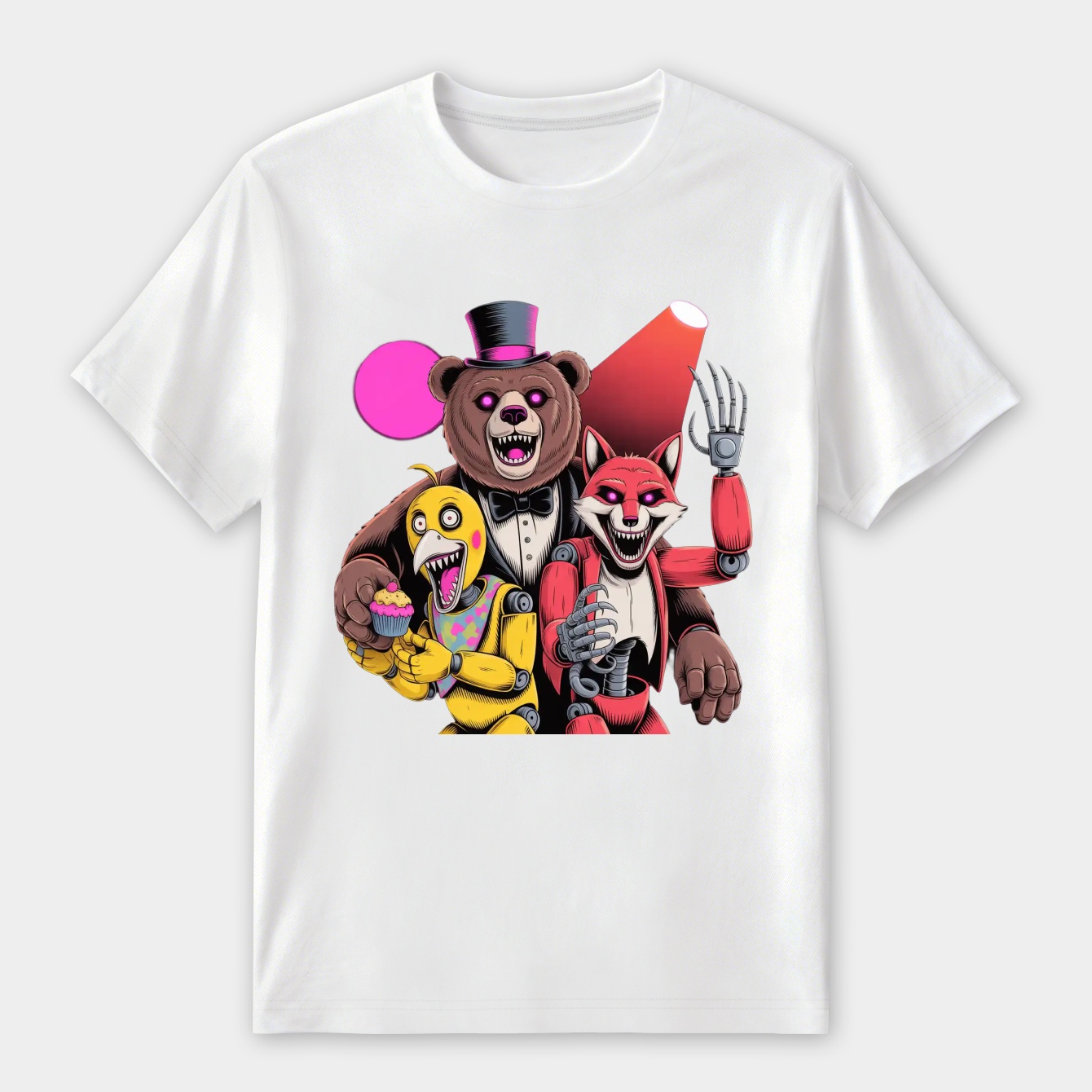 Futuristic Nightmare Freddy & Friends Women's Premium Soft T-Shirt