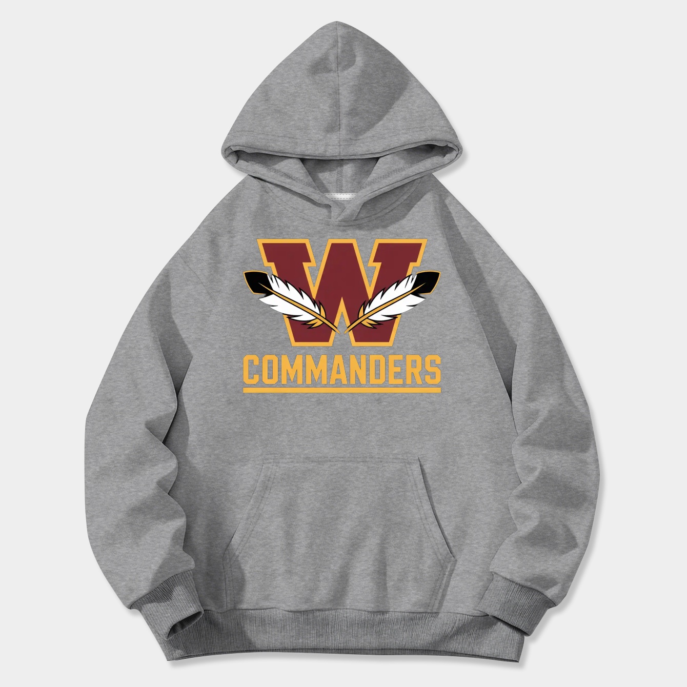 washington-commanders team logo Women's Plus Size Hoodie