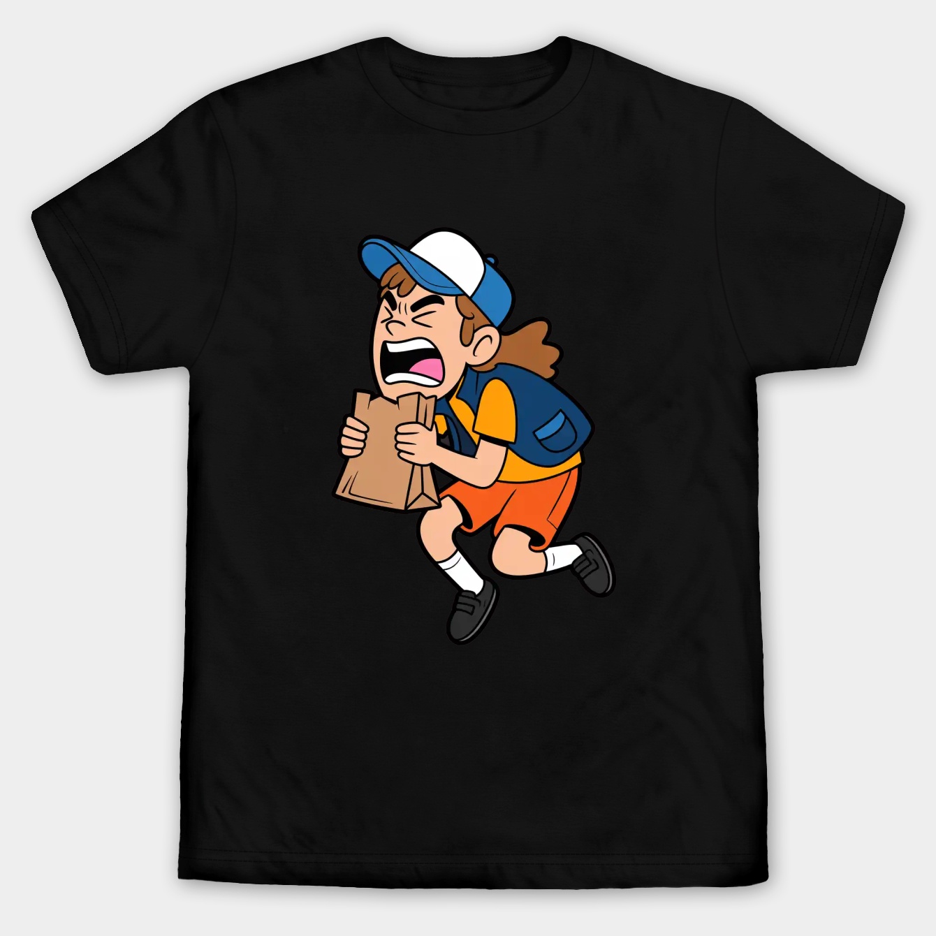 Gravity Falls Cartoon Character Men's Big & Tall T-shirt