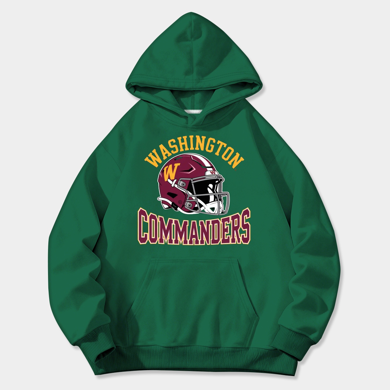 Art - washington commanders Women's Plus Size Hoodie