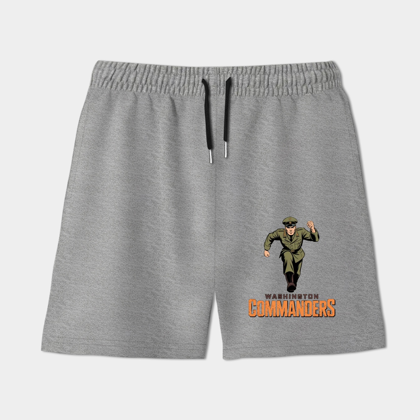 Commanders Retro Comic Book Style Logo 2 Women's Shorts