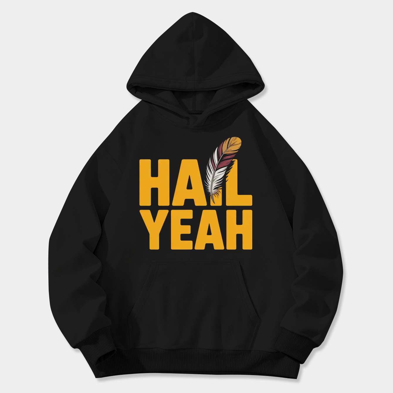 Hail Yeah Bold Statement Women's Plus Size Hoodie