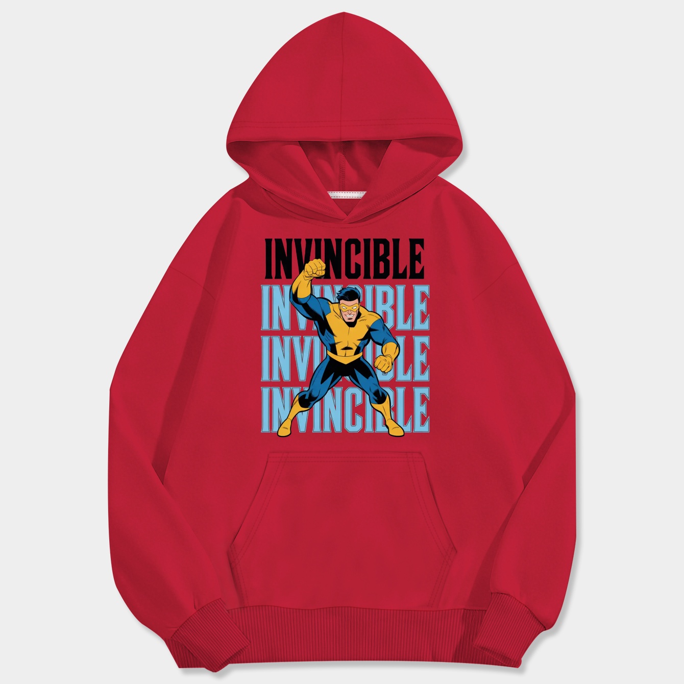 Invincible Mark Grayson Pose Men's Big & Tall Hoodie