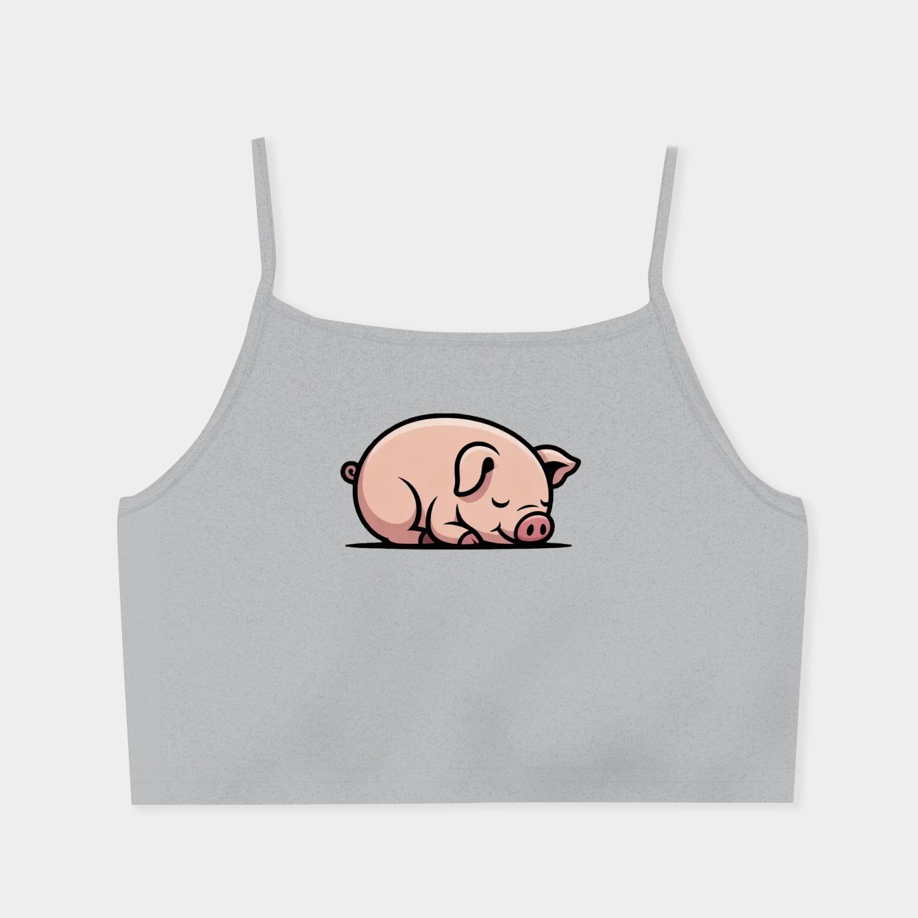 Moo Deng Women's  Spaghetti Strap Tank Top