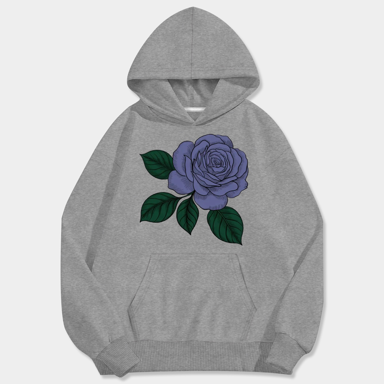 Corpse Bride Roses Men's Big & Tall Hoodie