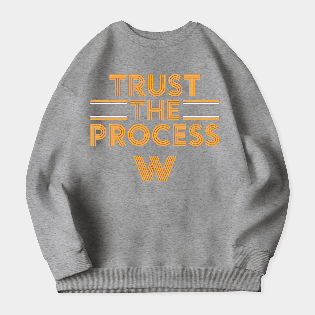 washington-commanders trust the process Women's Crewneck Sweatshirt