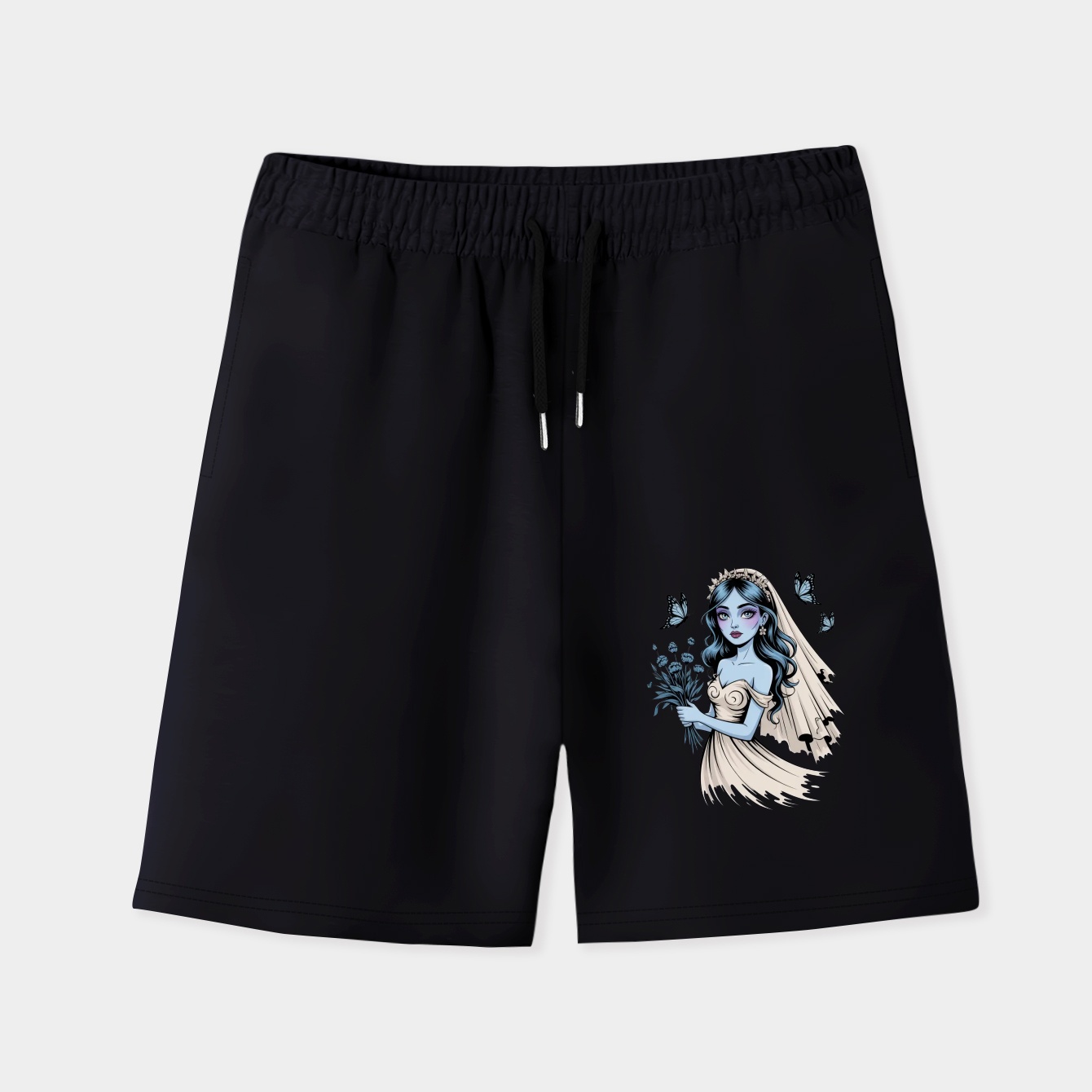 Bbw corpse bride Men's Quick-Dry Athletic Shorts