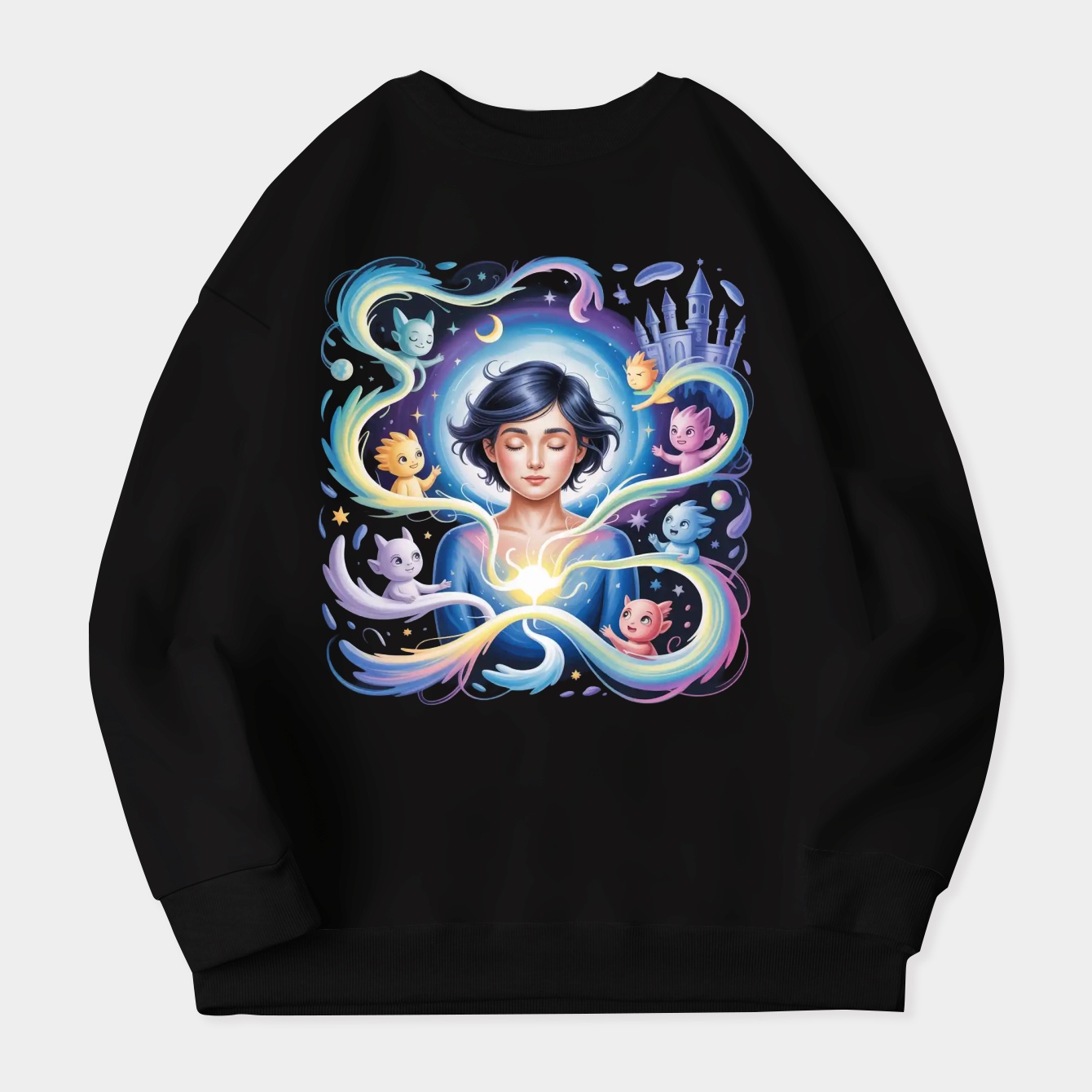 Watching And Dreaming Women's Crewneck Sweatshirt