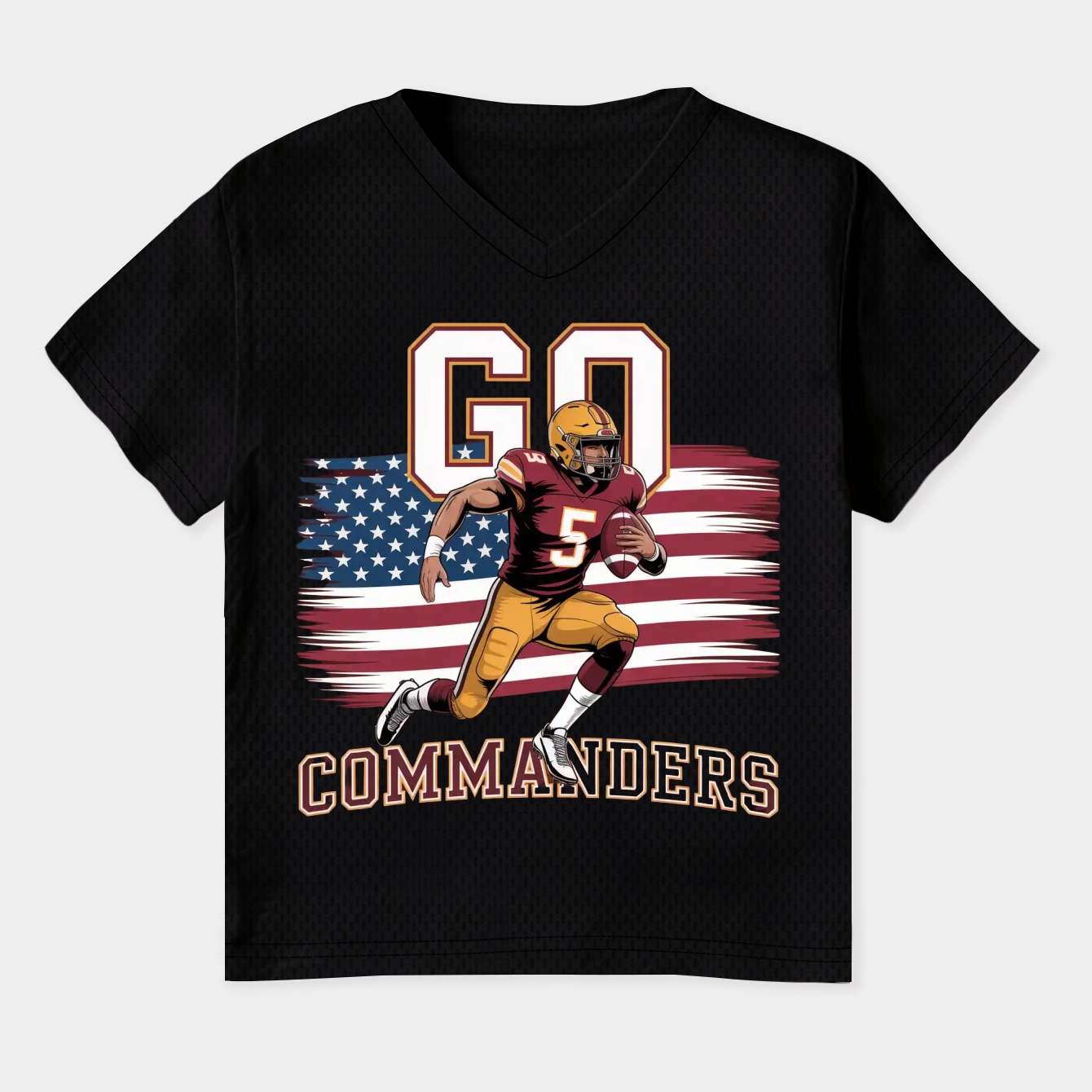 Go Commanders Women's Plus Size V-Neck T-Shirt