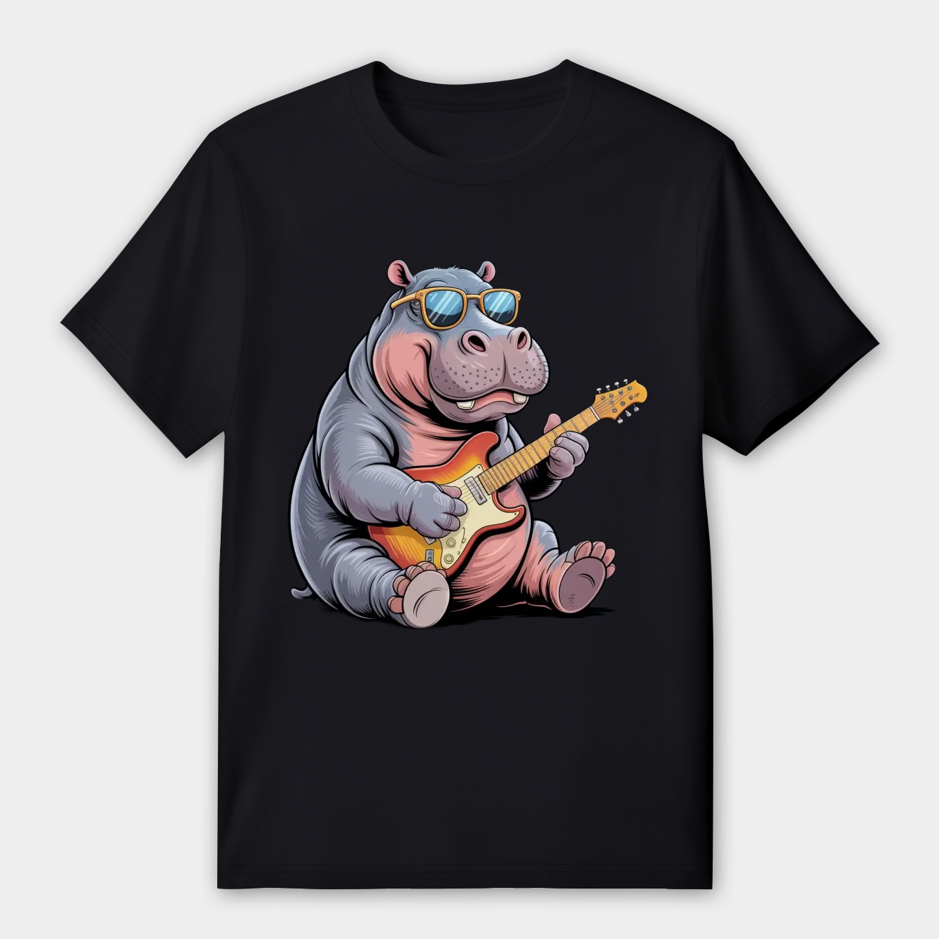 Hippo Rockstar Women's Premium Soft T-Shirt