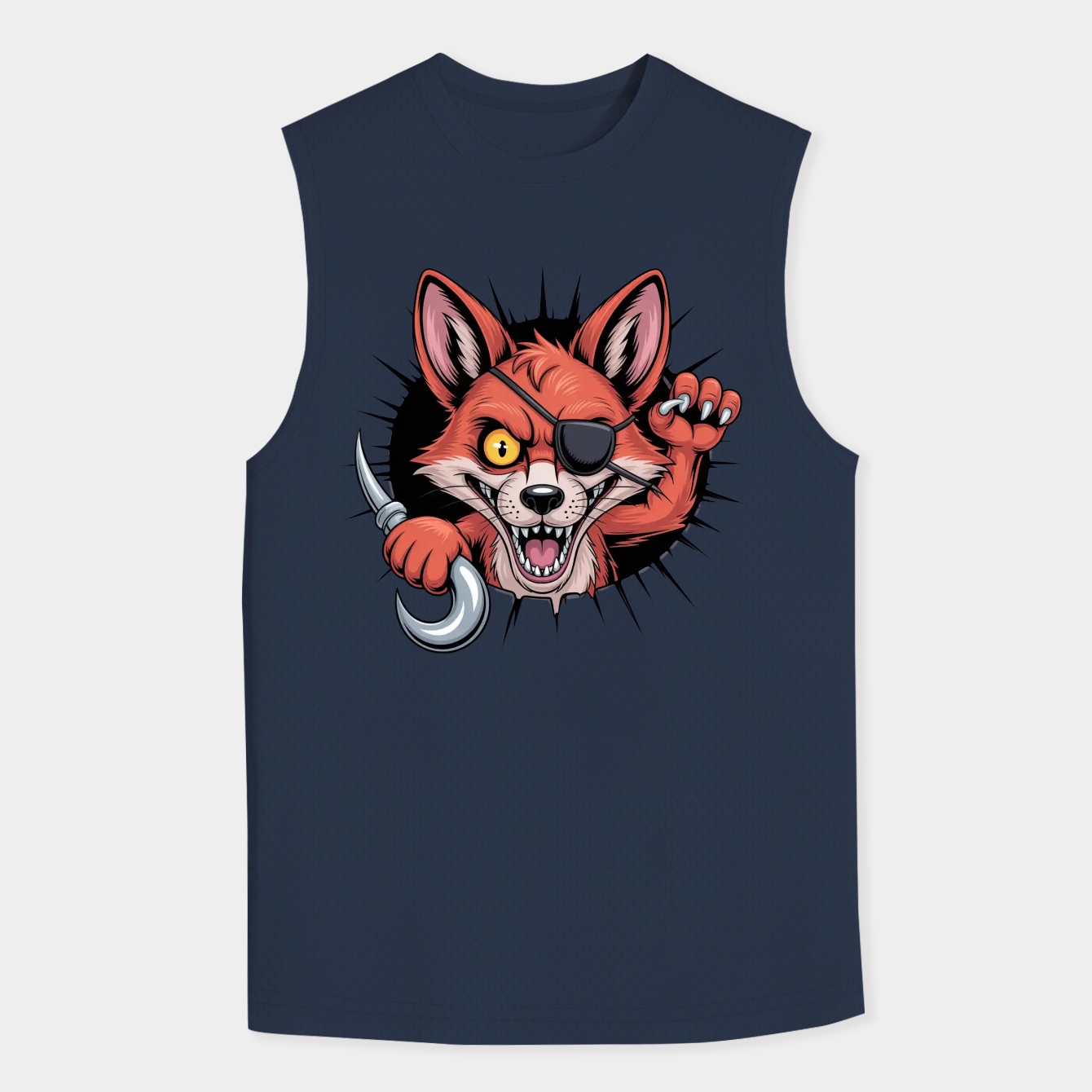 Foxy Slice Men's Big & Tall Tank Top
