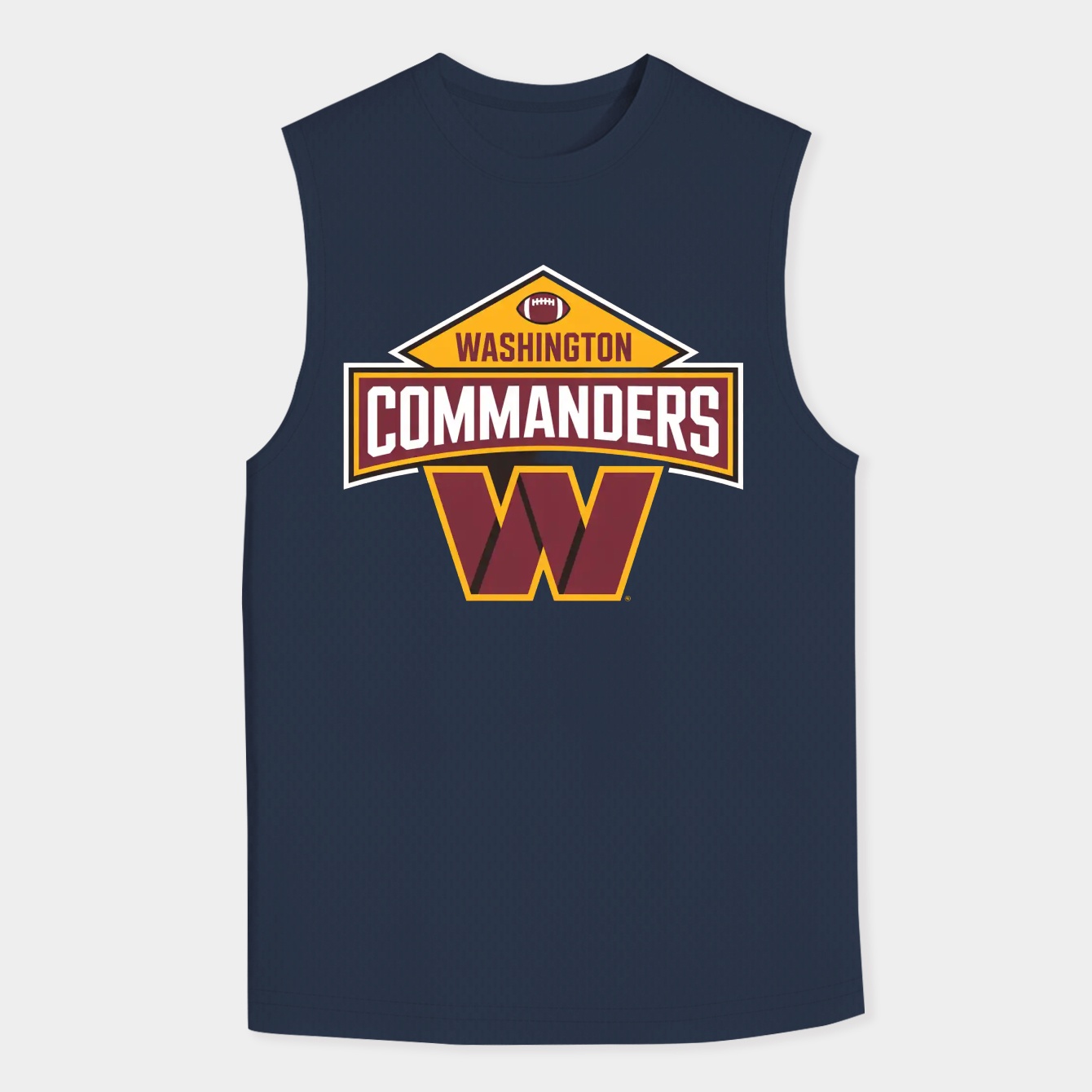 Washington Commanders Emblem #63 Men's Big & Tall Tank Top