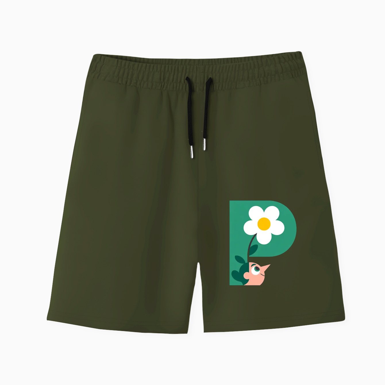 Pikmin Logo Men's Quick-Dry Athletic Shorts