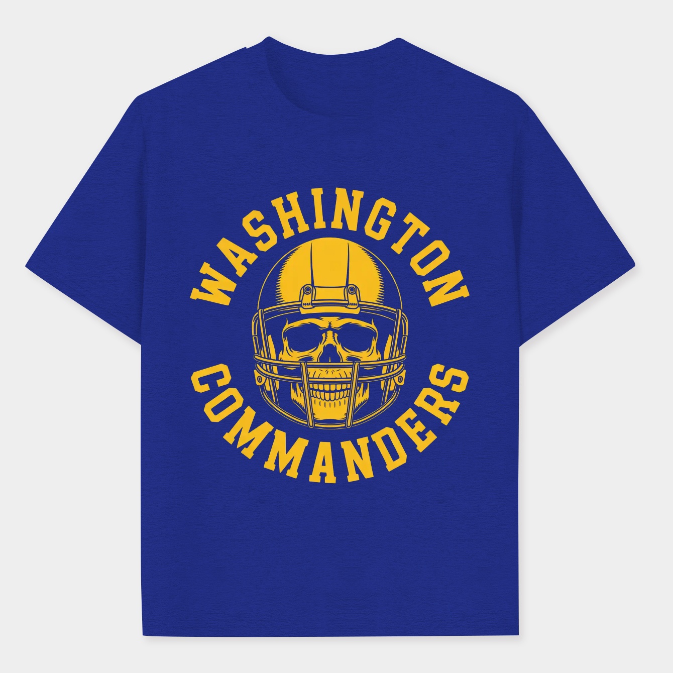 Washington Commanders Skull Men's Performance Athletic T-Shirt