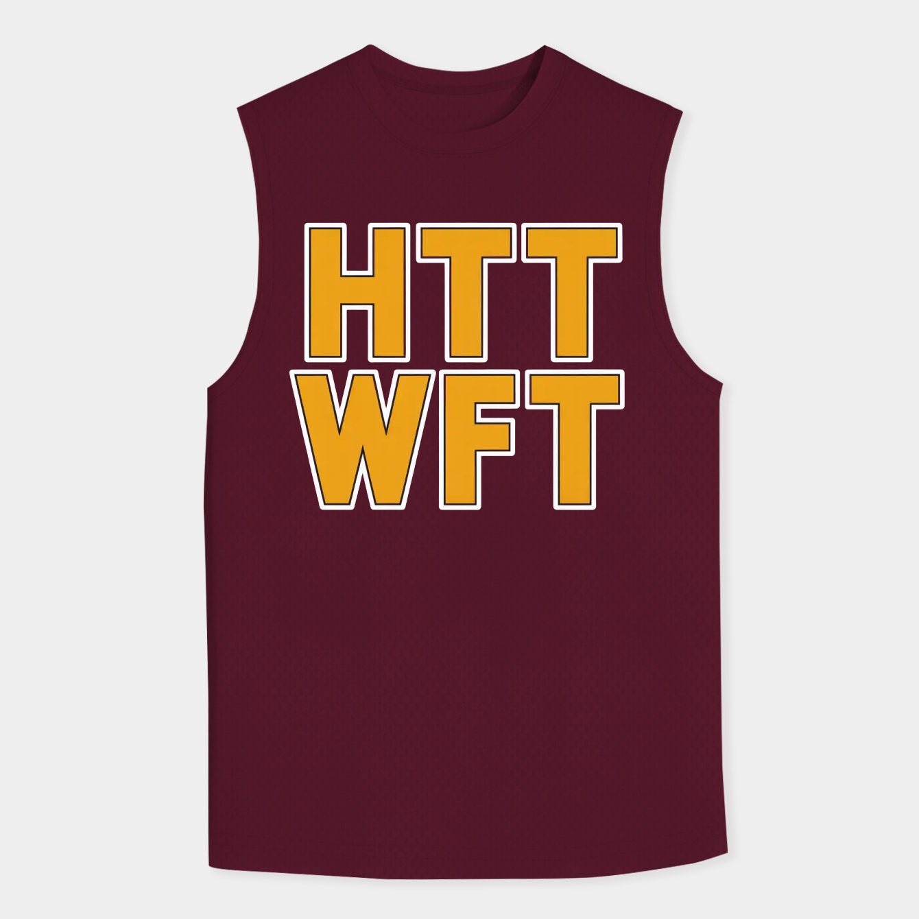 HTTWFT Burgundy Men's Tank Top