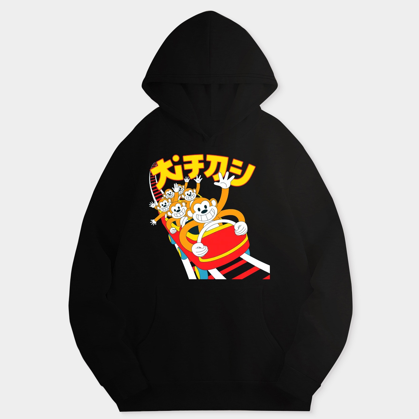 Monkey Ride Roller Coaster Fun Women's Hoodie