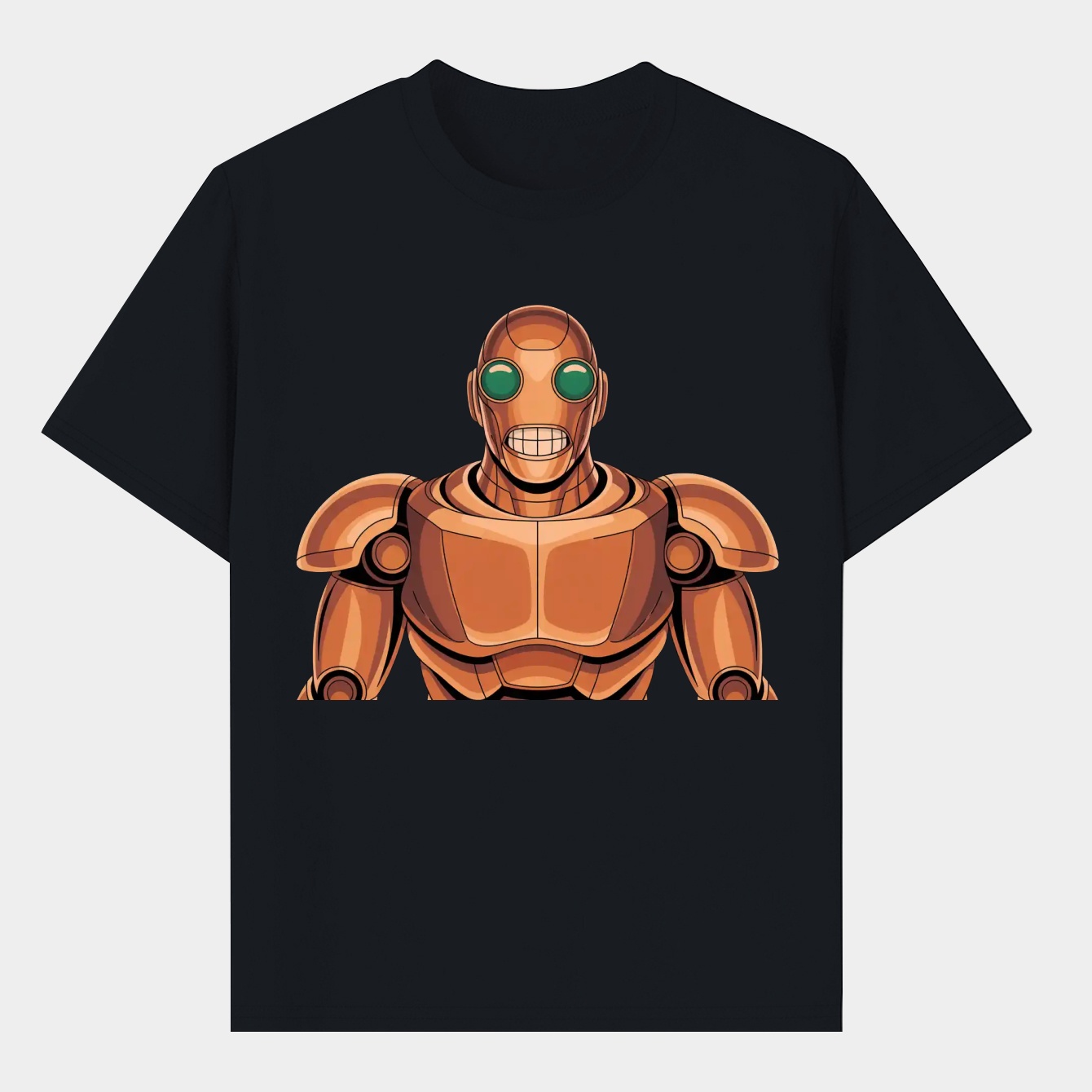 Copper colored nonhuman robot Men's T-Shirt