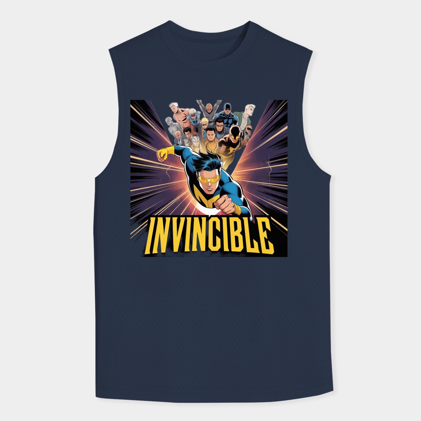 Invincible Poster Men's Tank Top