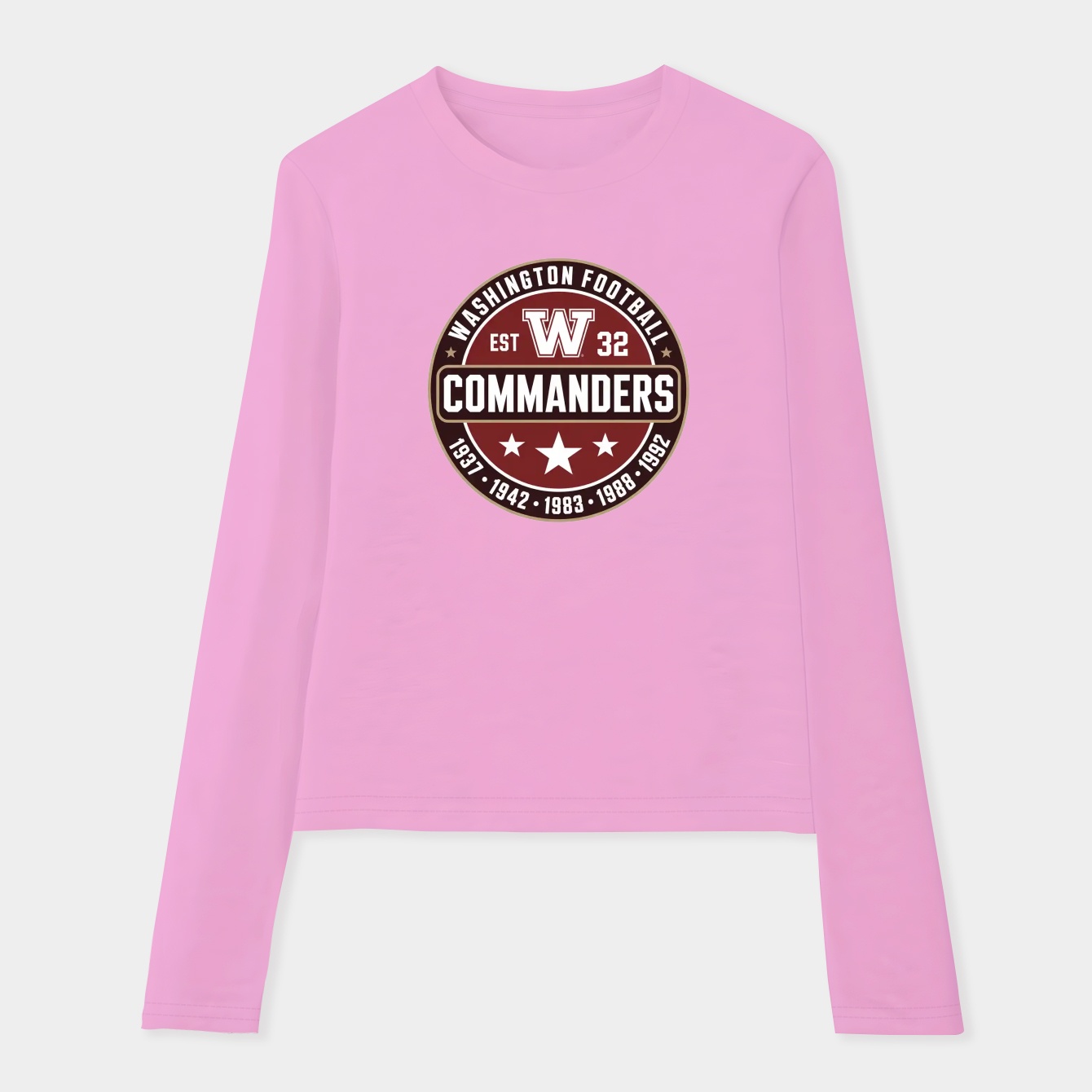 Washington Commanders V1 Women's Soft Long Sleeve T-Shirt