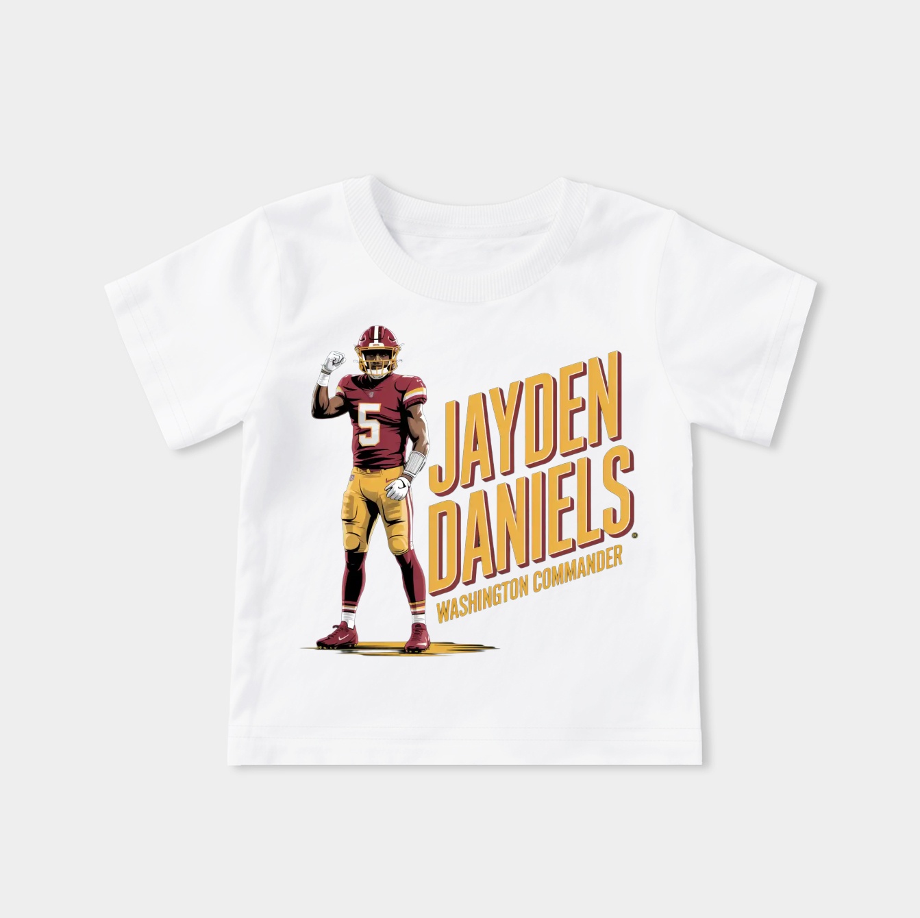 Washington Commanders Jayden Daniels Youth Classic T-Shirt