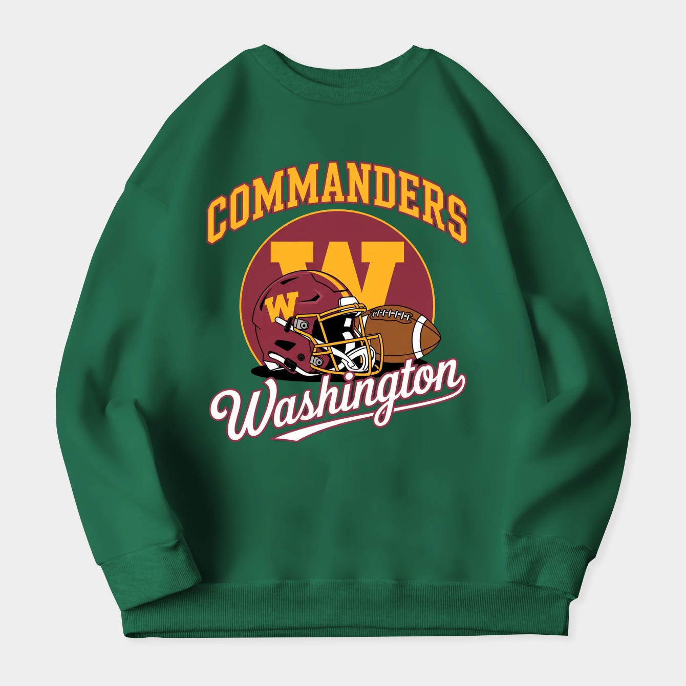Washington Commanders #96 Women's Crewneck Sweatshirt