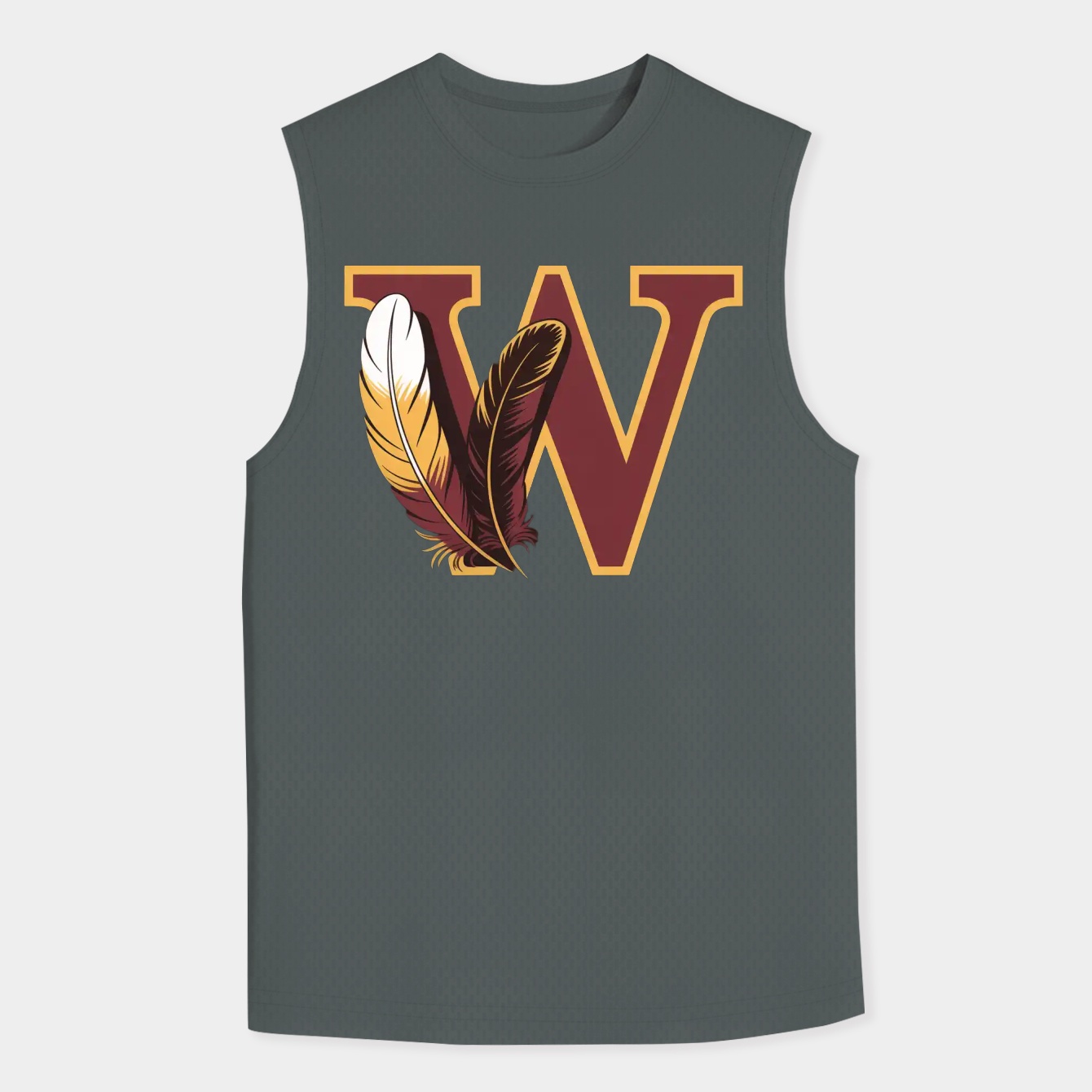 Feather-washington-commanders #58 Men's Tank Top