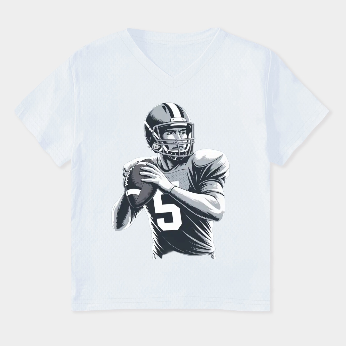 Retro Jayden Daniels Women's Plus Size V-Neck T-Shirt