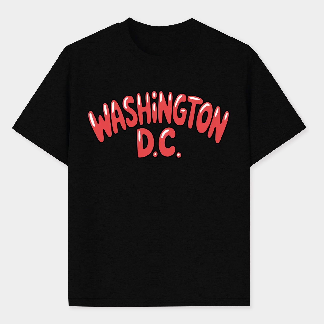 Washington D.C. Bubble Men's Performance Athletic T-Shirt