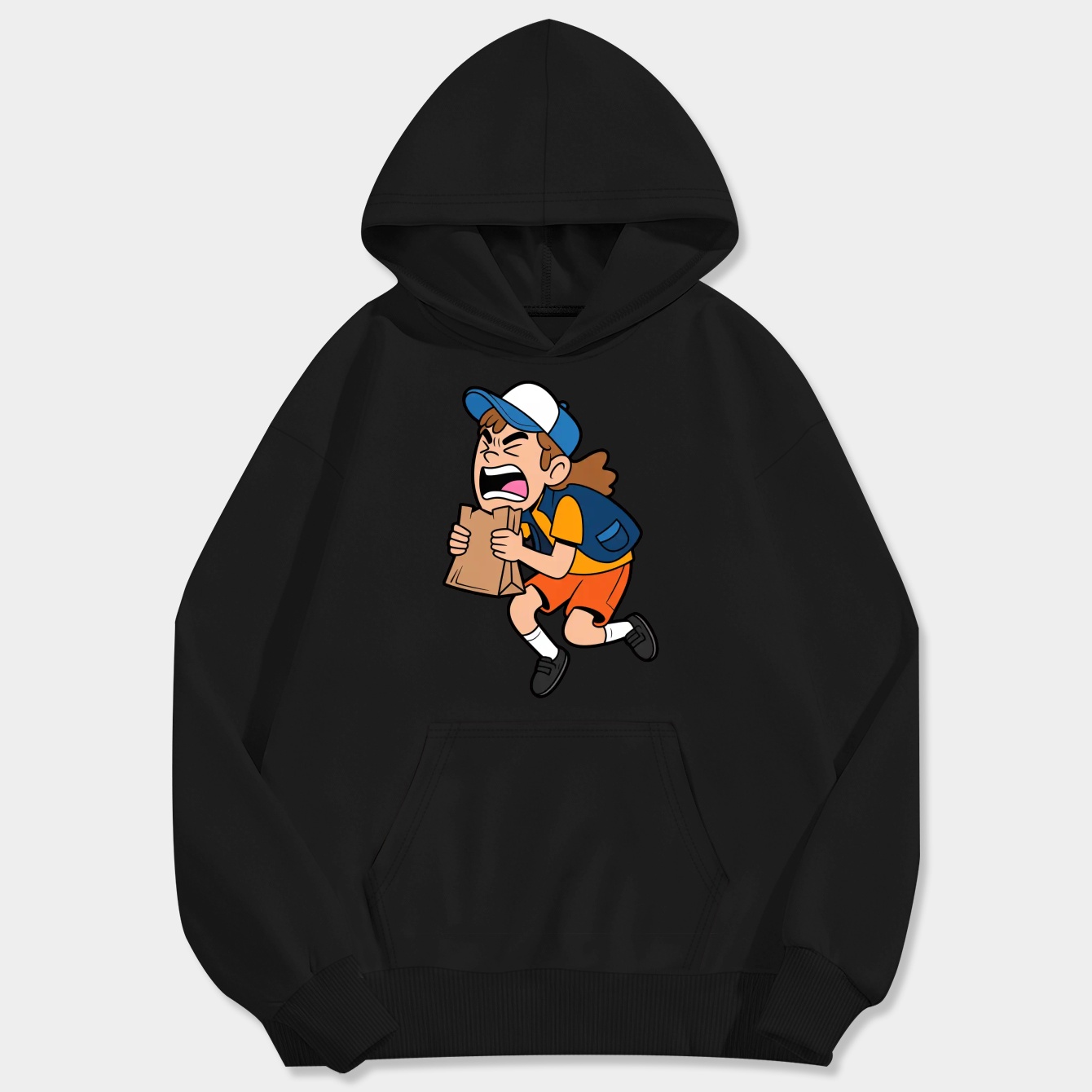 Gravity Falls Cartoon Character Men's Big & Tall Hoodie