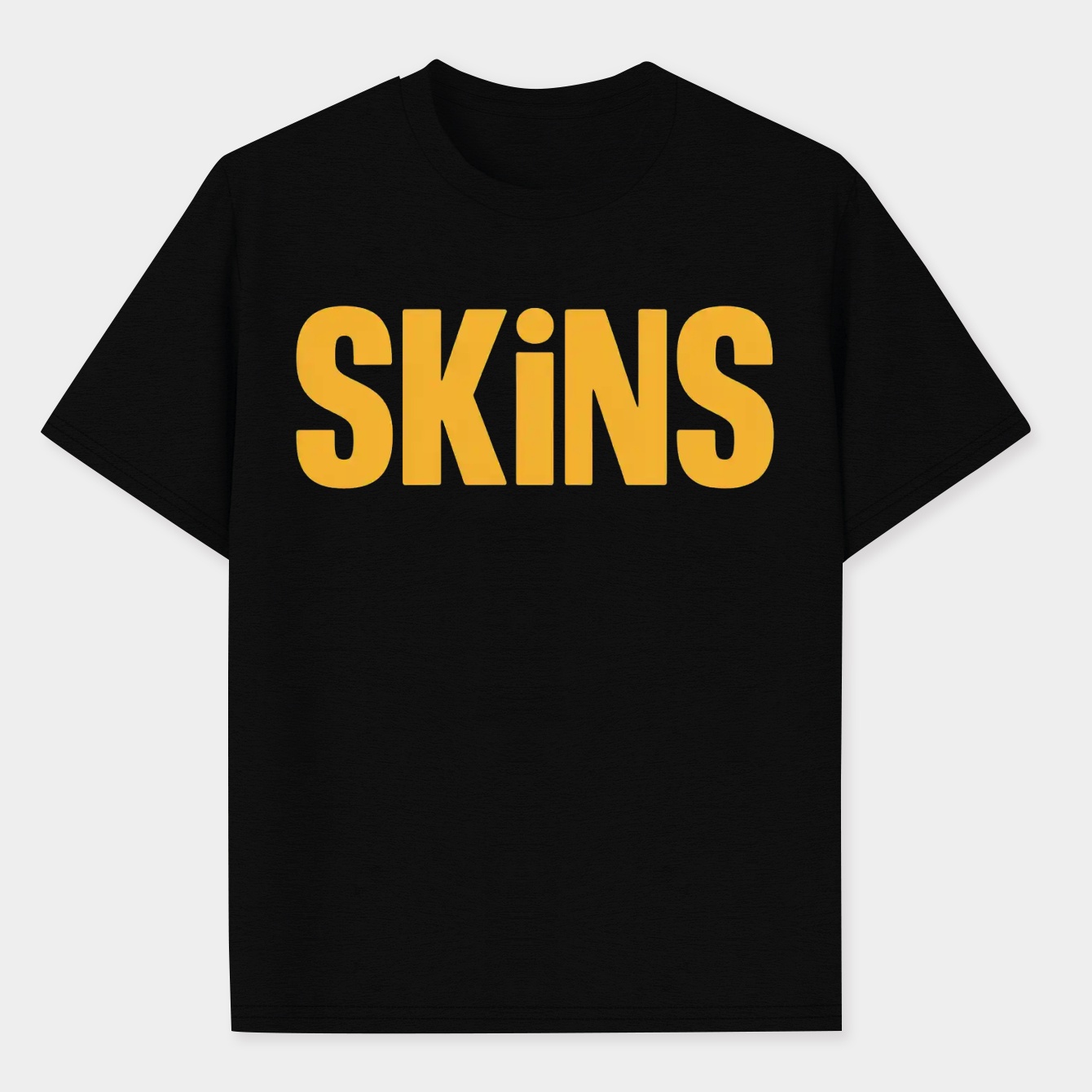Skins Text Gold Men's Performance Athletic T-Shirt