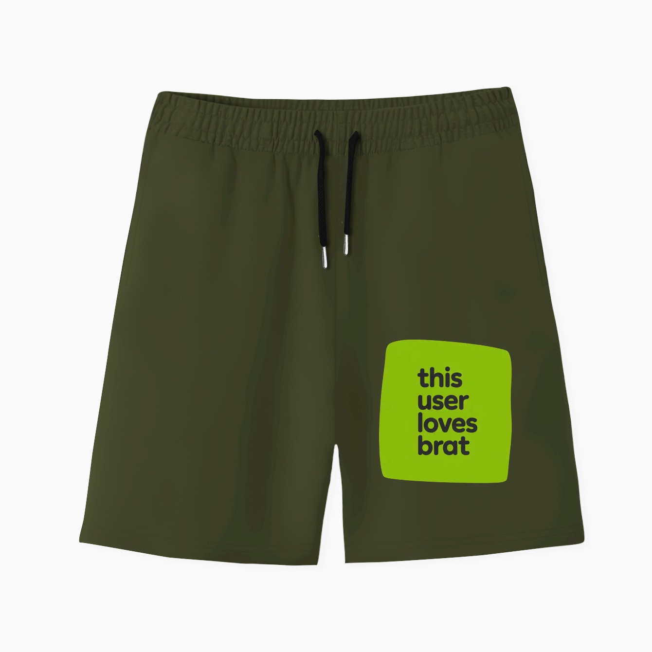 this user loves brat Men's Quick-Dry Athletic Shorts