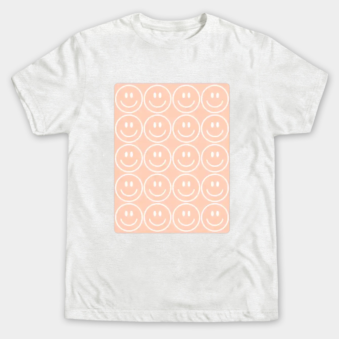 smiley face pattern Men's Big & Tall T-shirt