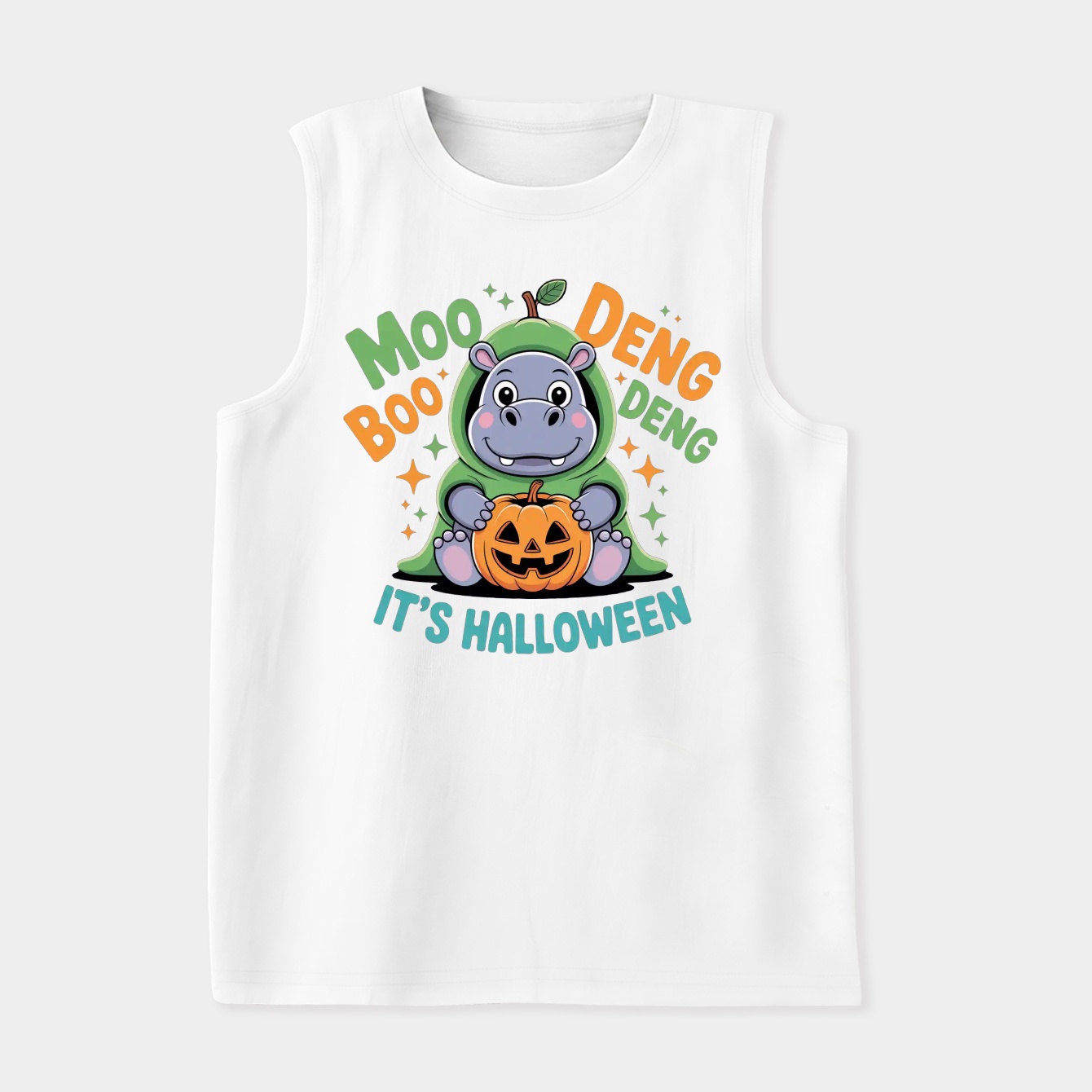 Moo Deng For Halloween, Gift For Kids, For Men, For Women Women's Soft Tank Top