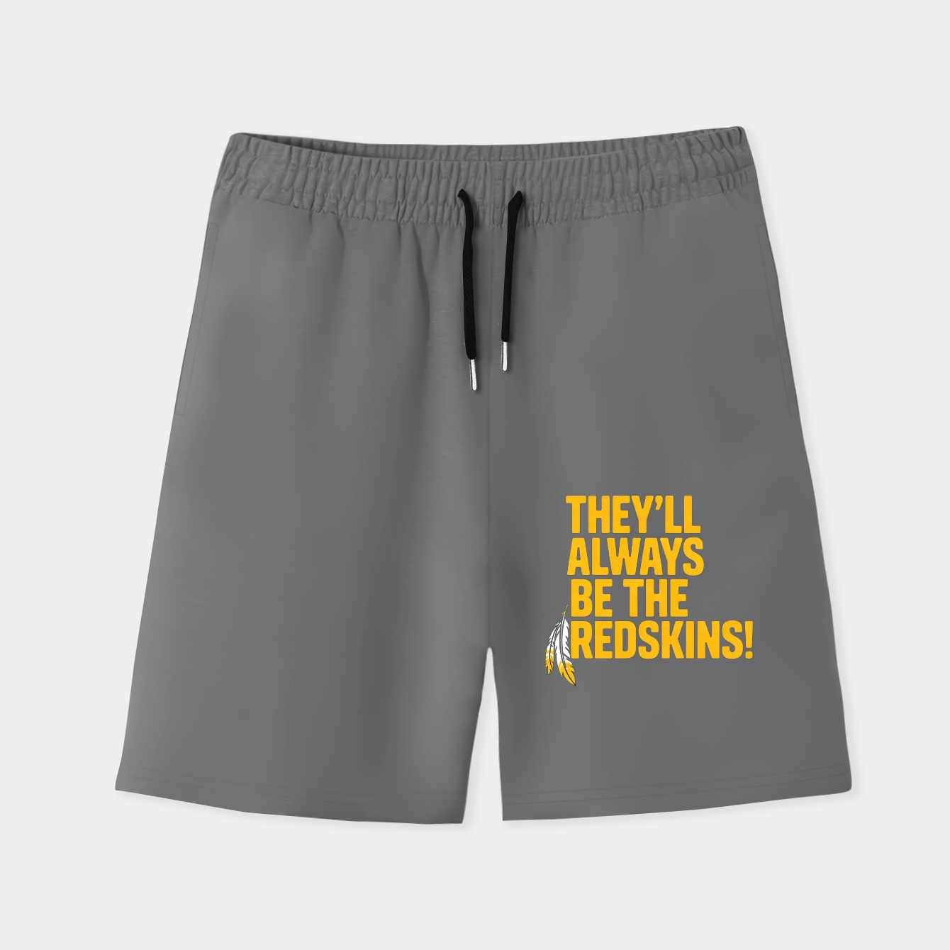 Washington Commanders Always Be Redskins Men's Quick-Dry Athletic Shorts