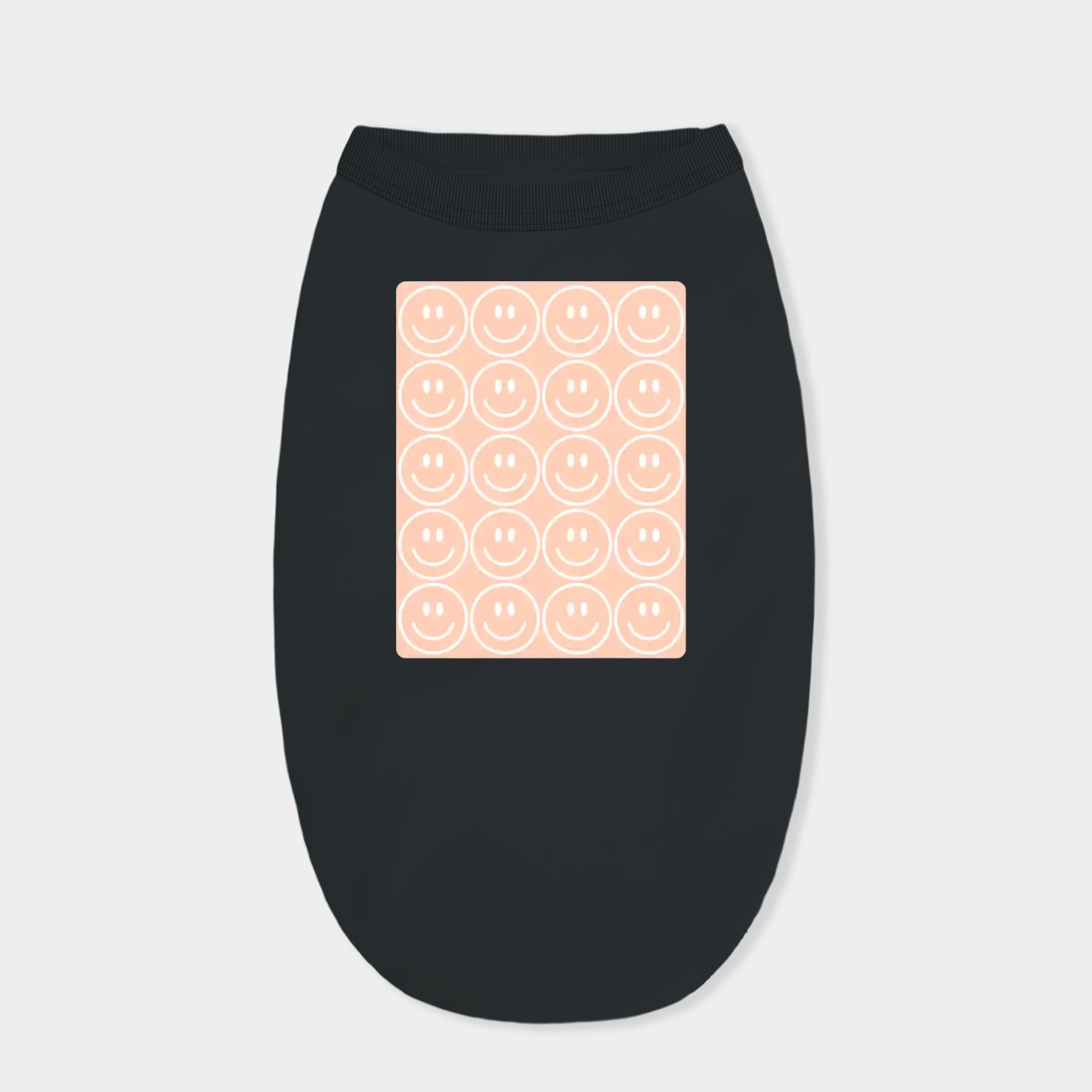 smiley face pattern Dog Shirt