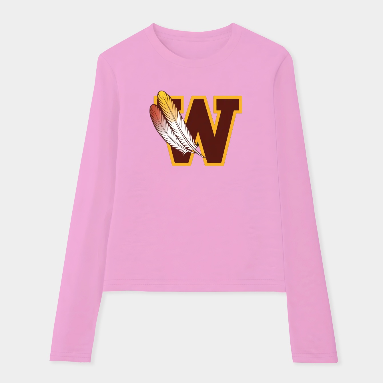 washington commanders logo design Women's Soft Long Sleeve T-Shirt