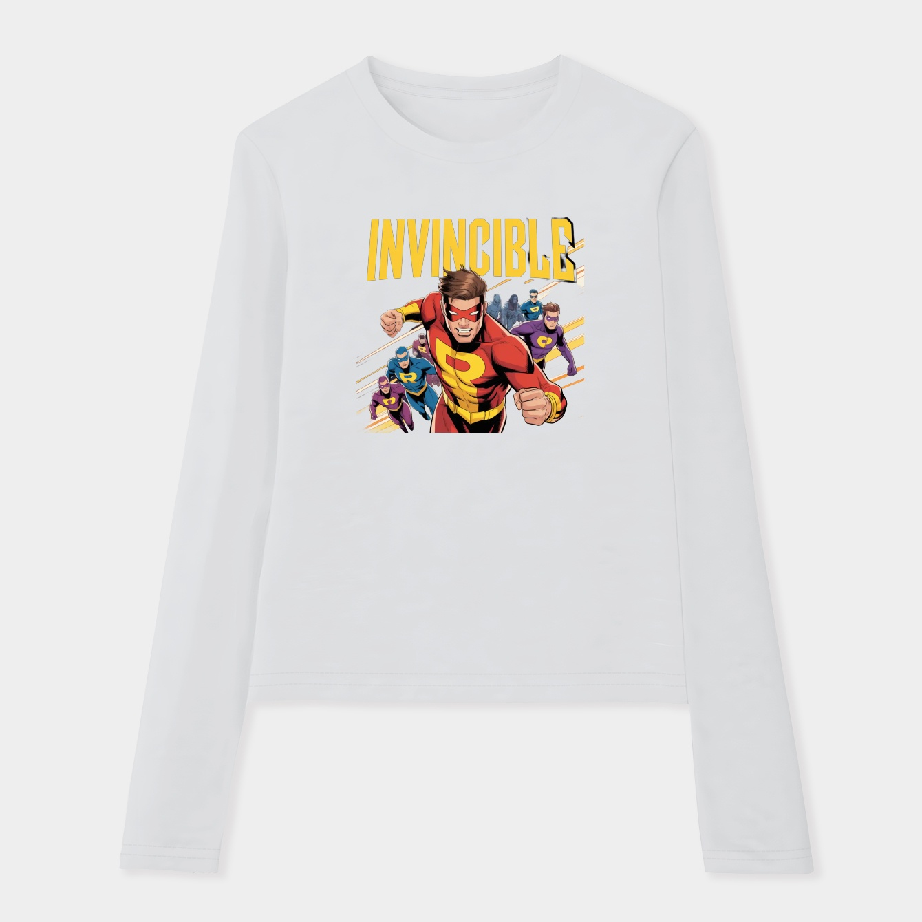 Invincible Poster Rex Splode Women's Soft Long Sleeve T-Shirt