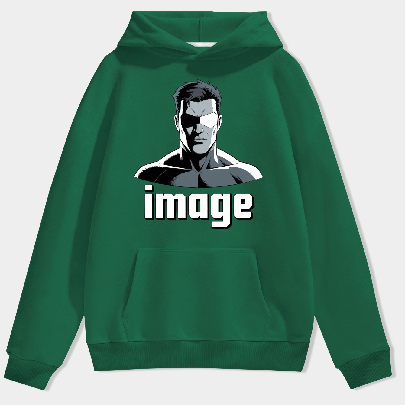 Image-Vincible Men's Hoodie