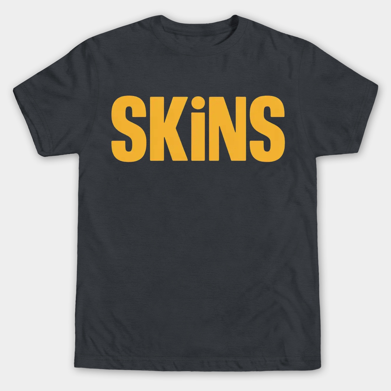 Skins Text Gold Men's Big & Tall T-shirt
